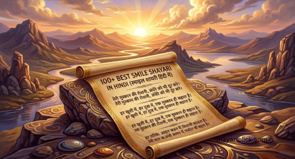 100+ Best Smile Shayari in Hindi (स्माइल शायरी हिंदी में)