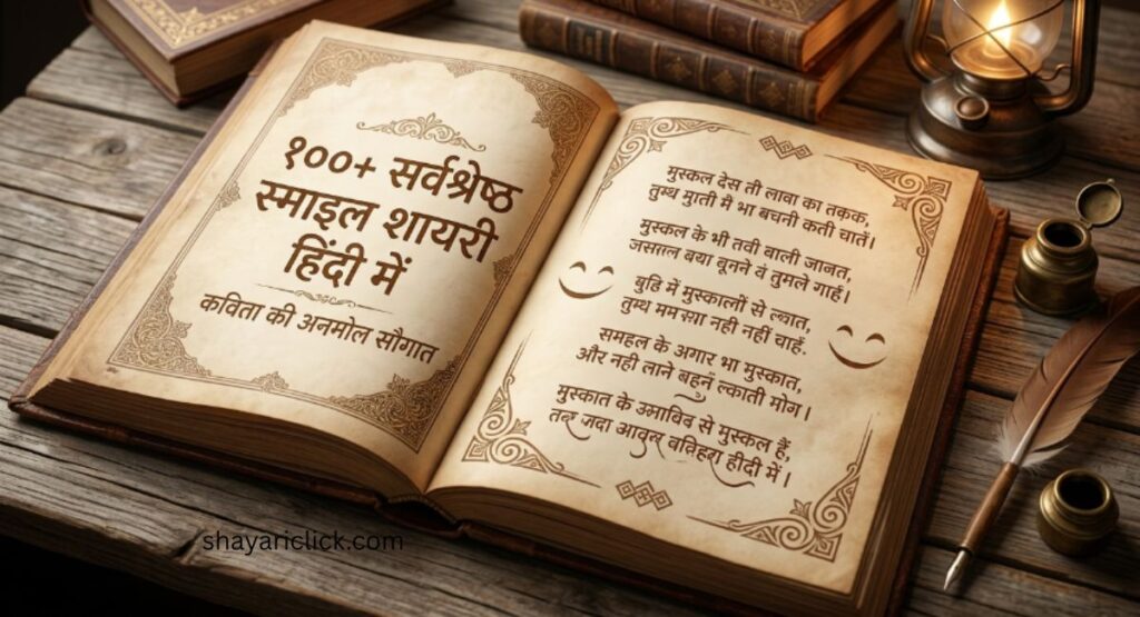 100+ Best Smile Shayari in Hindi (स्माइल शायरी हिंदी में)