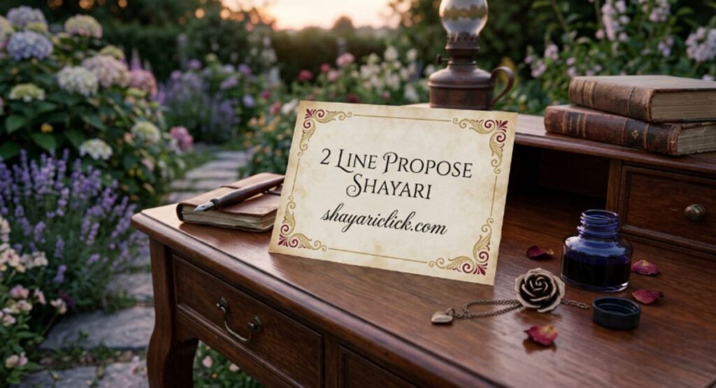 2 Line Propose Shayari