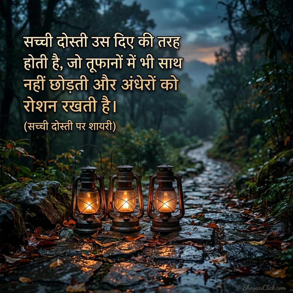 Anmol Dost Shayari (कीमती दोस्ती पर शायरी)