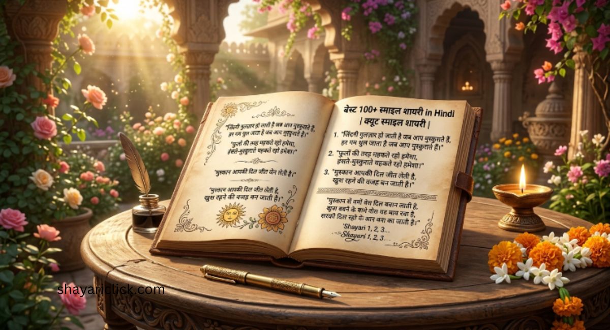 Best 100+ Smile Shayari in Hindi | क्यूट स्माइल शायरी