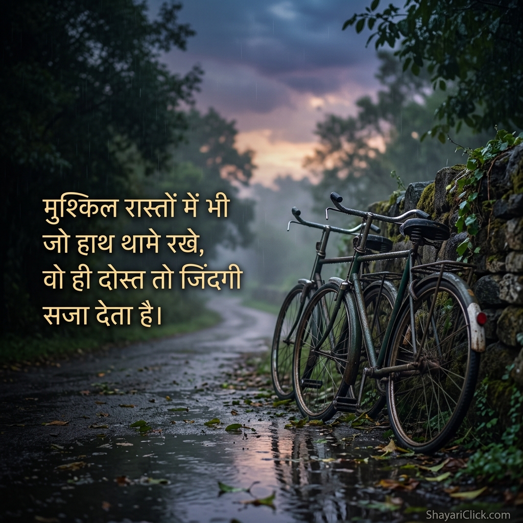Best Friend Shayari in Urdu (दोस्तों पर उर्दू शायरी)