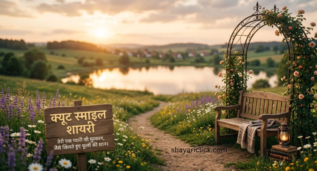 Cute Smile Shayari in Hindi (क्यूट स्माइल शायरी)