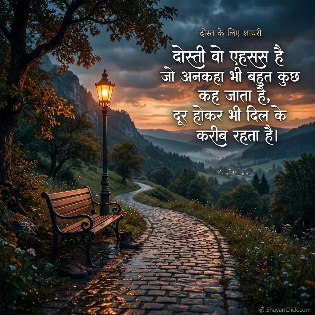 Dost Ke Liye Shayari (दोस्त के लिए शायरी)