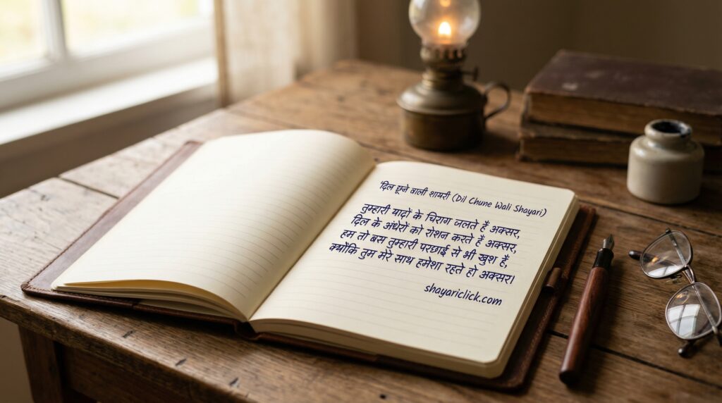 Heart Touching Romantic Shayari (दिल छूने वाली शायरी)
