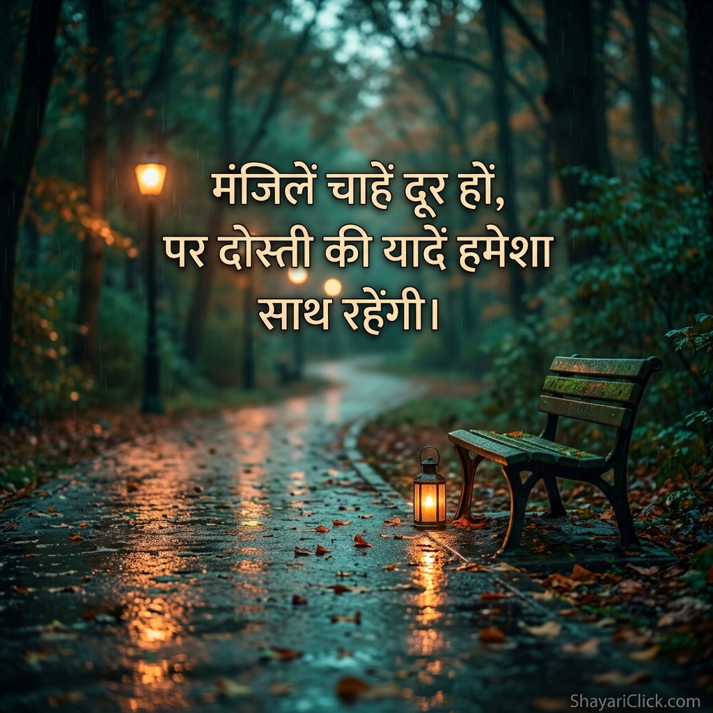 Heart Touching Dosti Shayari (दिल छू लेने वाली दोस्ती शायरी)