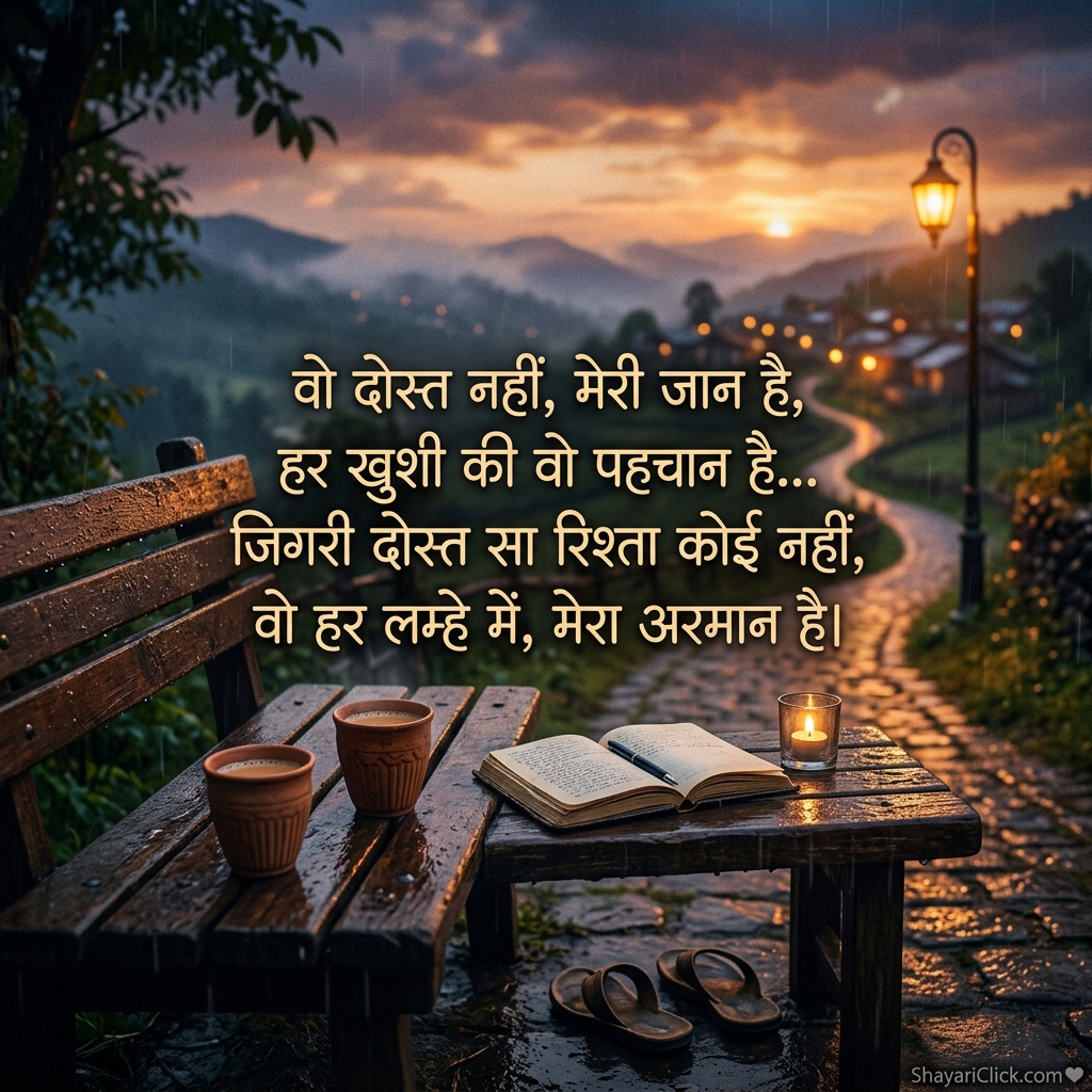 Jigri Dost Shayari (करीबी दोस्तों के लिए बेहतरीन शायरी)