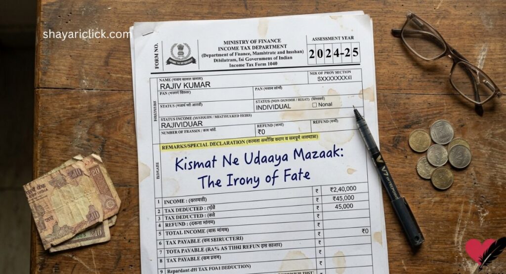 Kismat Ne Udaaya Mazaak: The Irony of Fate