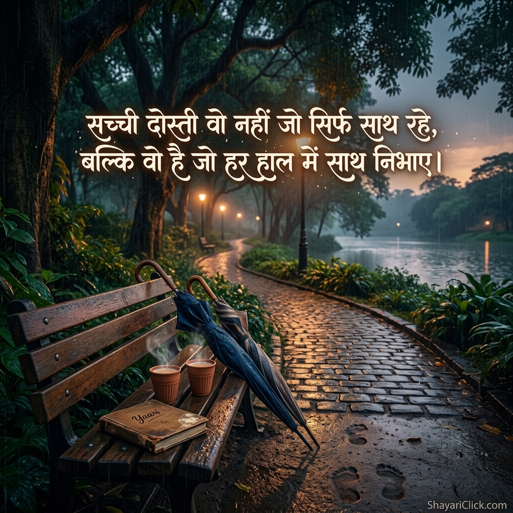 Sachi Dosti Shayari (सच्ची दोस्ती पर शायरी)