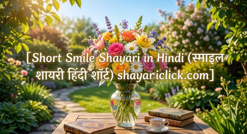 Short Smile Shayari in Hindi (स्माइल शायरी हिंदी शॉर्ट)