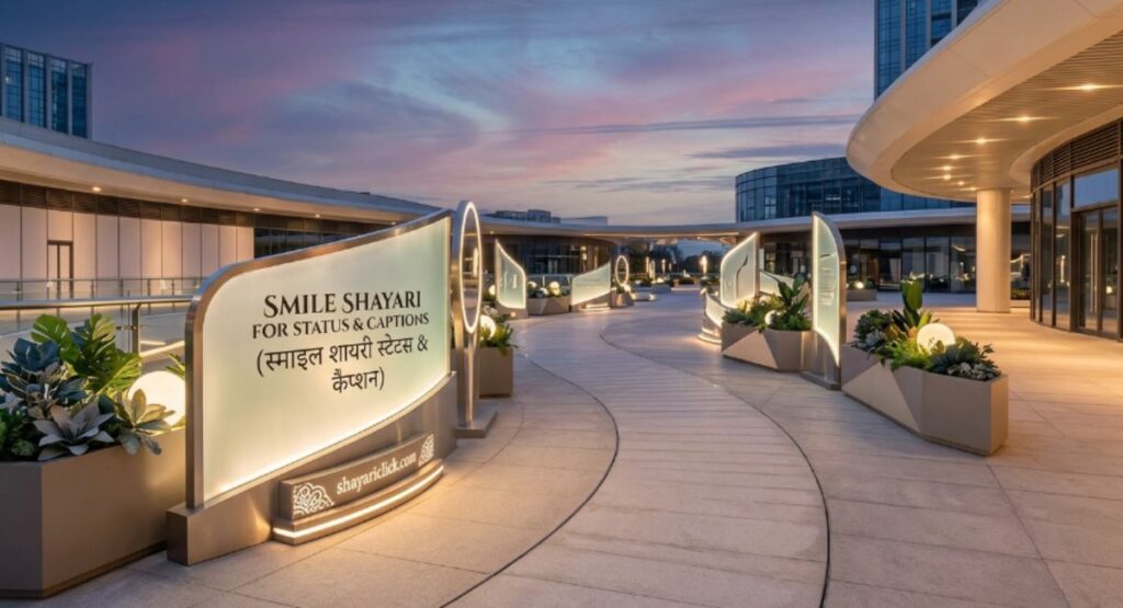 Smile Shayari for Status & Captions (स्माइल शायरी स्टेटस & कैप्शन)