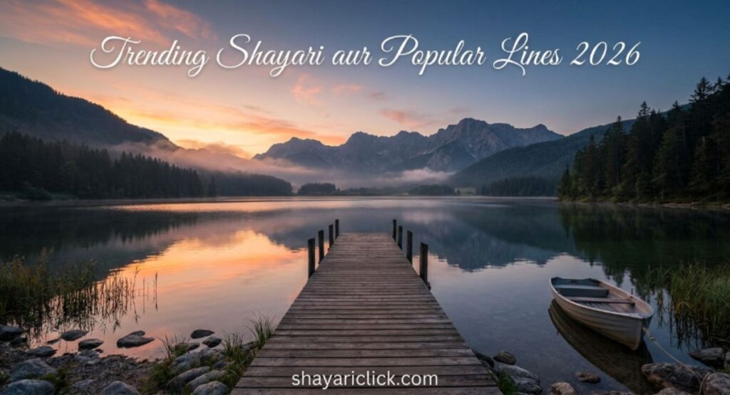 Trending Shayari aur Popular Lines 2026