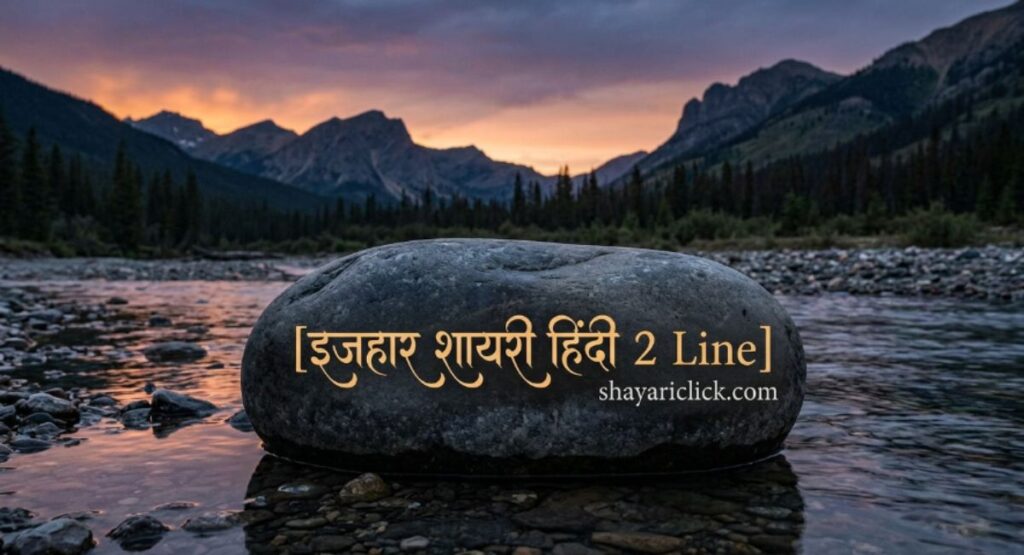 इजहार शायरी हिंदी 2 Line