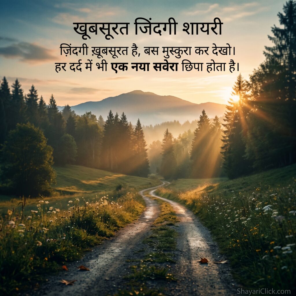 खूबसूरत जिंदगी शायरी