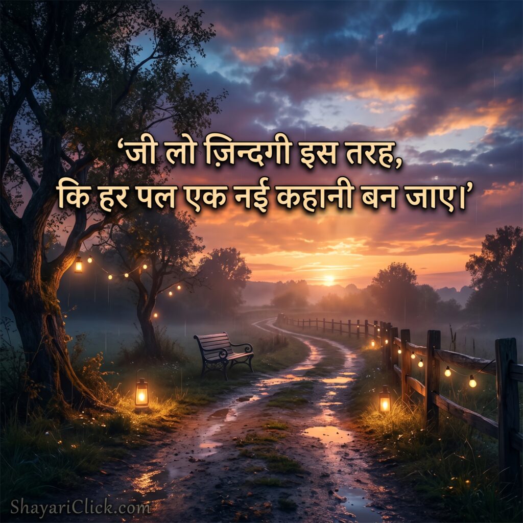 जी लो जिंदगी शायरी
