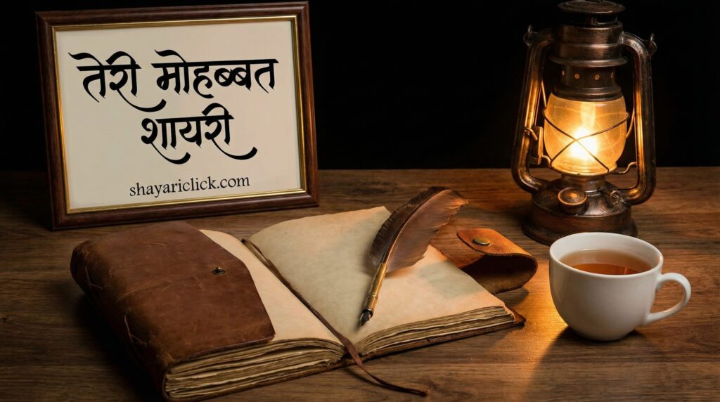 तेरी मोहब्बत शायरी (Romantic Shayari for Lover)