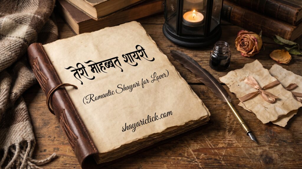 तेरी मोहब्बत शायरी (Romantic Shayari for Lover)