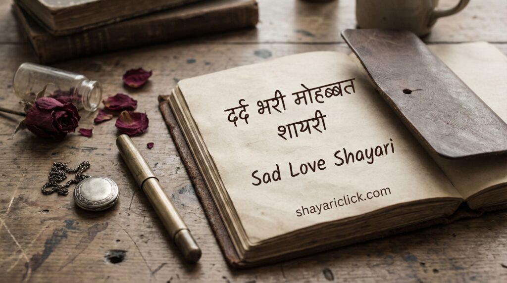 दर्द भरी मोहब्बत शायरी (Sad Love Shayari)