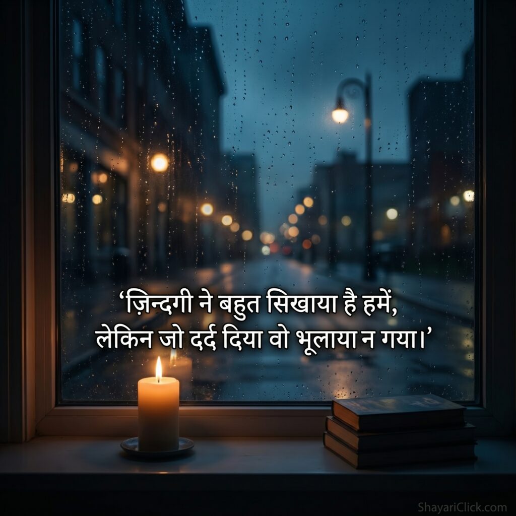 दर्द भरी जिंदगी शायरी