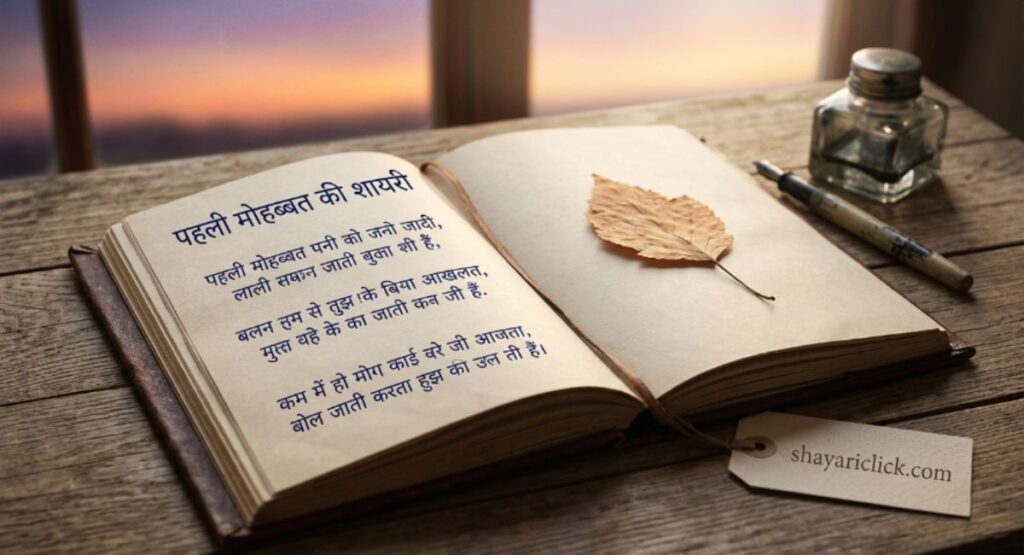 पहली मोहब्बत की शायरी (First Love Shayari)