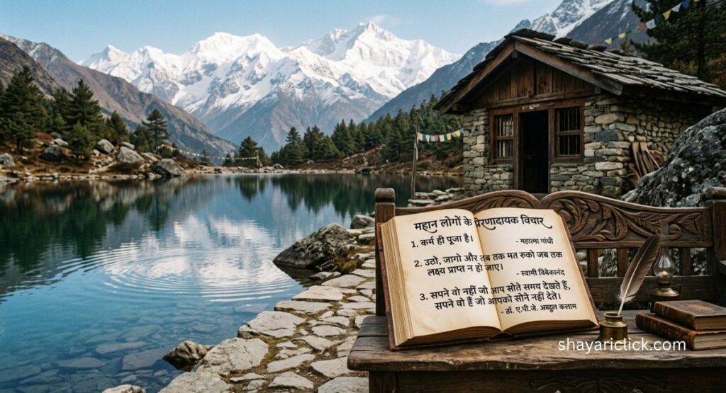 महान लोगों के प्रेरणादायक विचार (Famous Quotes in Hindi)