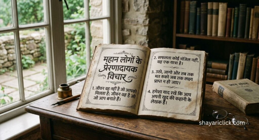 महान लोगों के प्रेरणादायक विचार (Famous Quotes in Hindi)