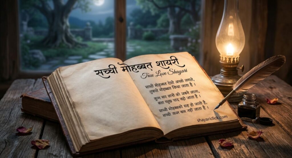 सच्ची मोहब्बत शायरी (True Love Shayari)