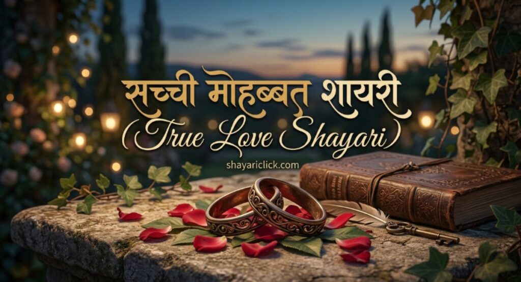 सच्ची मोहब्बत शायरी (True Love Shayari)