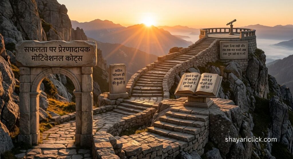 सफलता पर प्रेरणादायक मोटिवेशनल कोट्स (Success Quotes)
