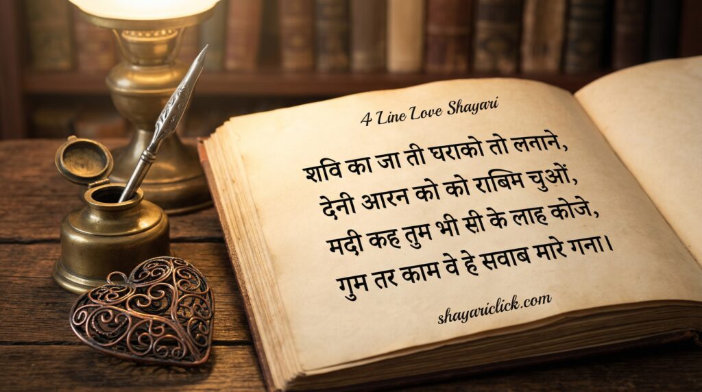4 Line Love Shayari