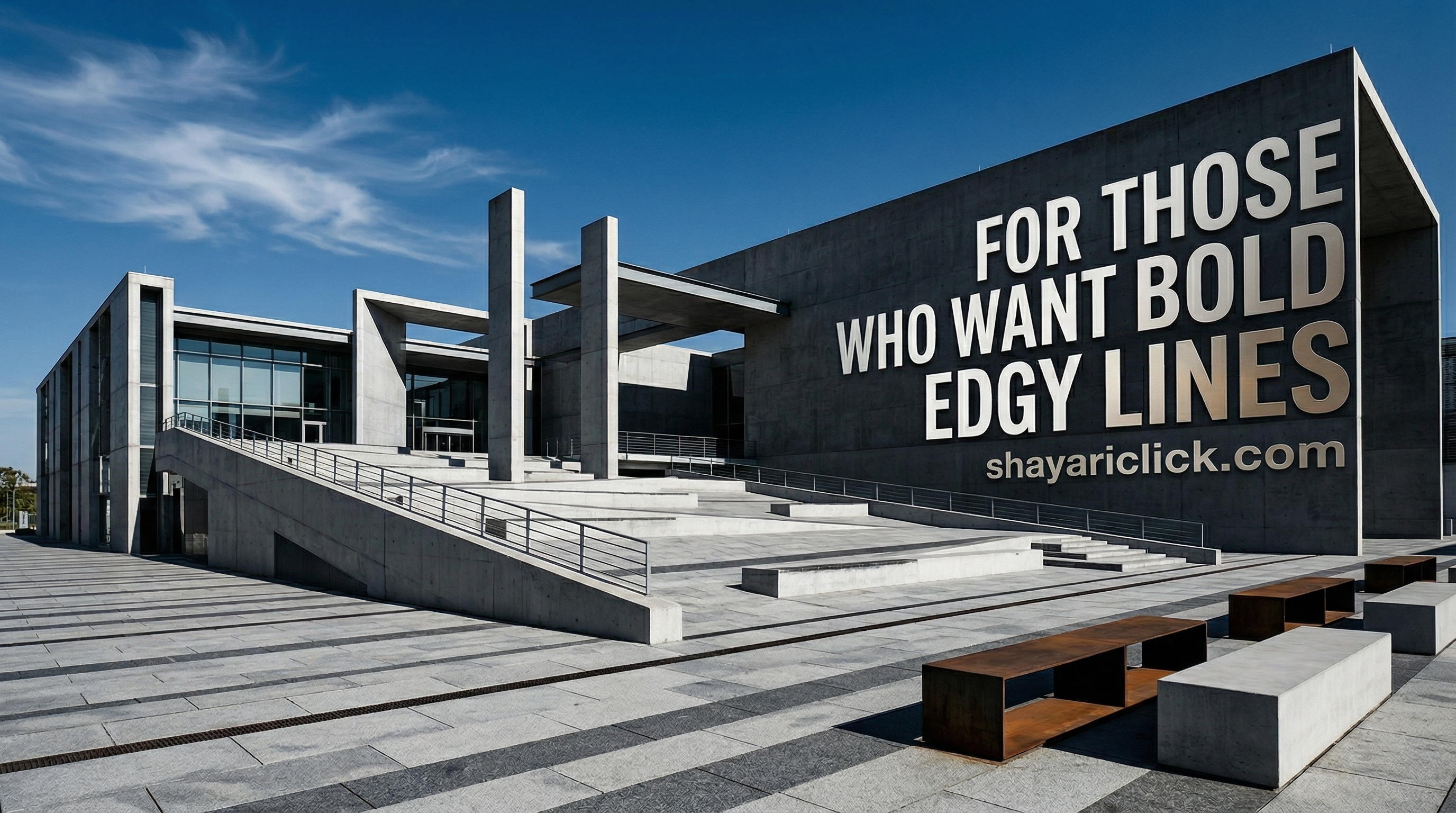 For Those Who Want Bold, Edgy Lines