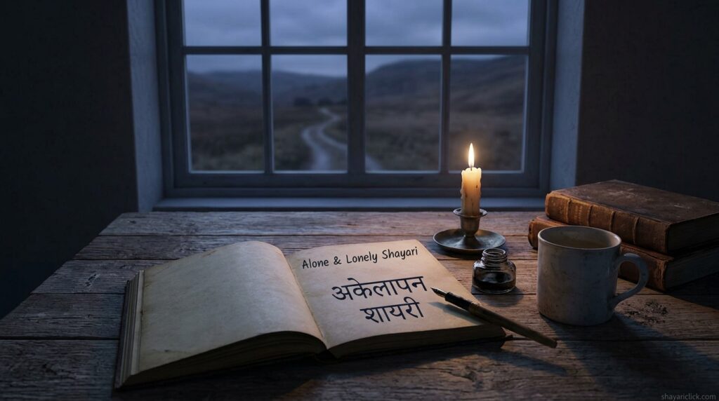 Alone & Lonely Shayari (अकेलापन शायरी)