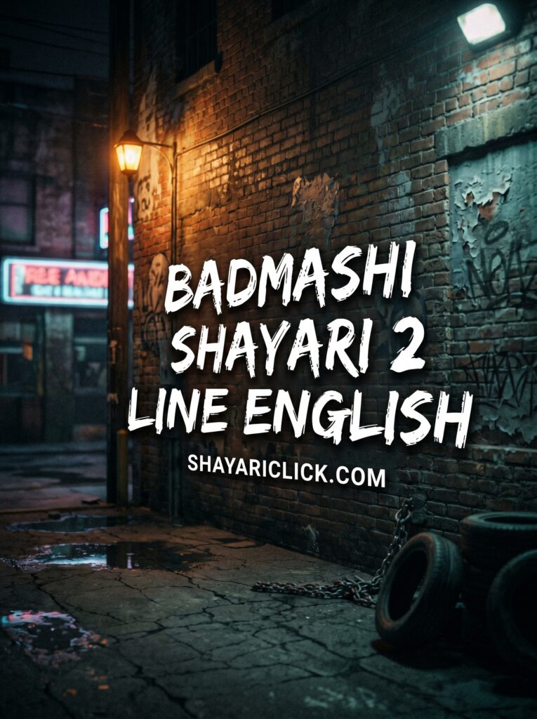 badmashi shayari 2 line english