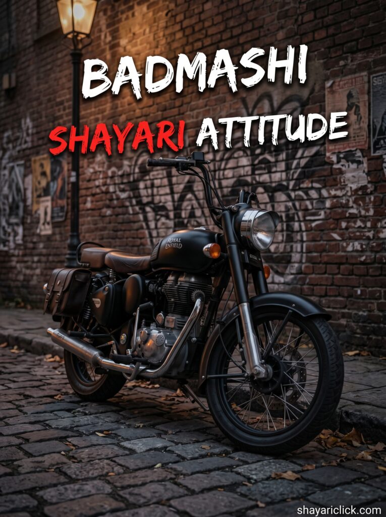 badmashi shayari attitude