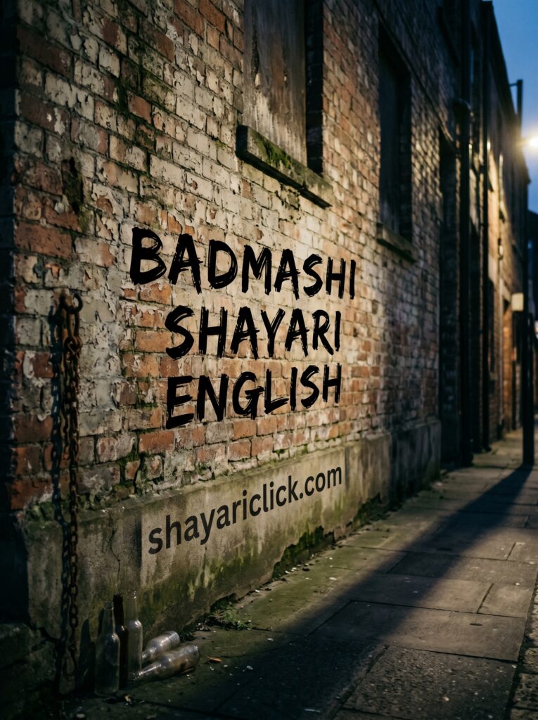 badmashi shayari english