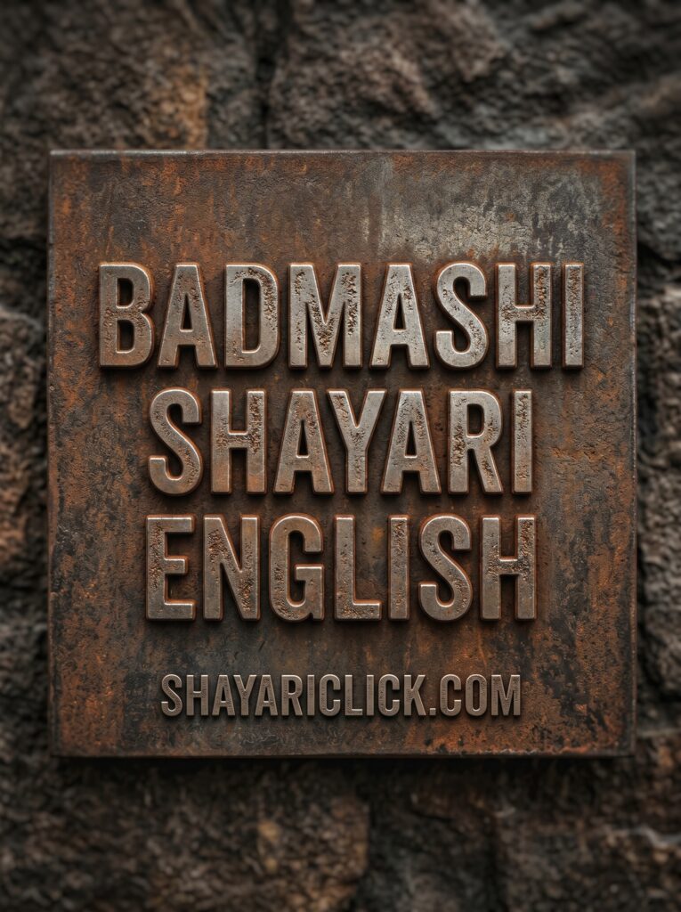 badmashi shayari english