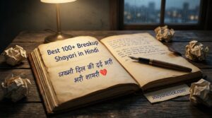 Best 100+ Breakup Shayari in Hindi | जख्मी दिल की दर्द भरी शायरी 💔