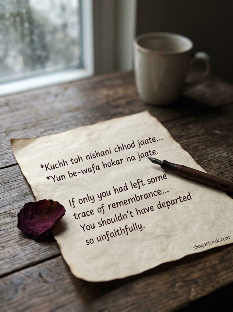 break up shayari in hindi english