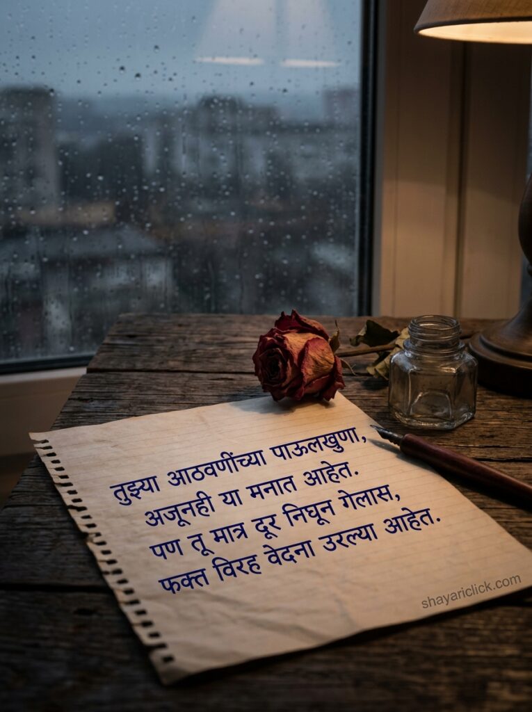 break up shayari in marathi
