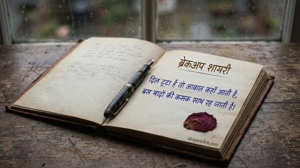 Breakup Shayari (ब्रेकअप शायरी)
