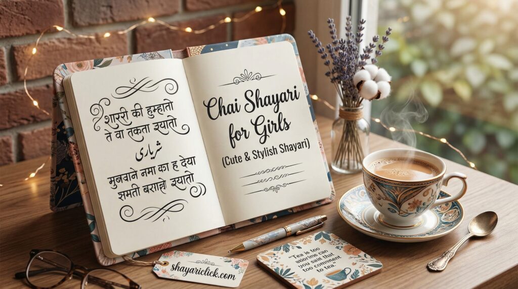 Chai Shayari for Girls (Cute & Stylish Shayari)