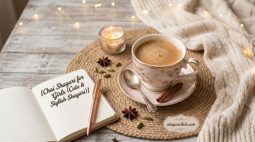 Chai Shayari for Girls (Cute & Stylish Shayari)