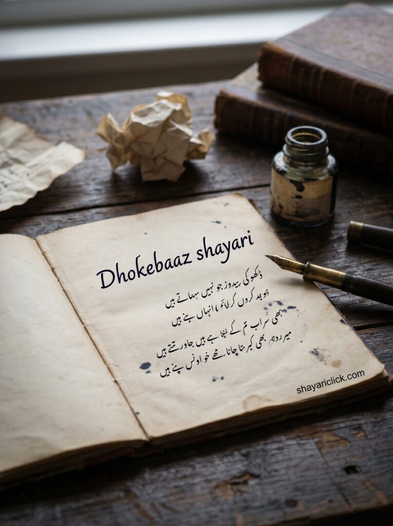 Dhokebaaz shayari