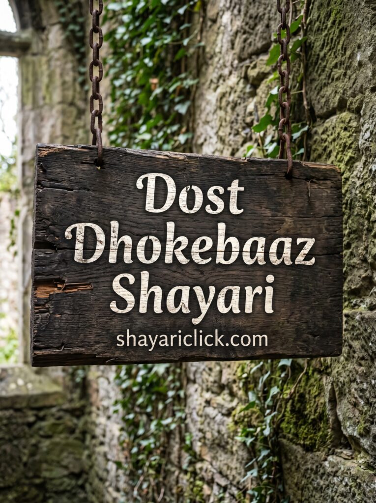 Dost Dhokebaaz Shayari