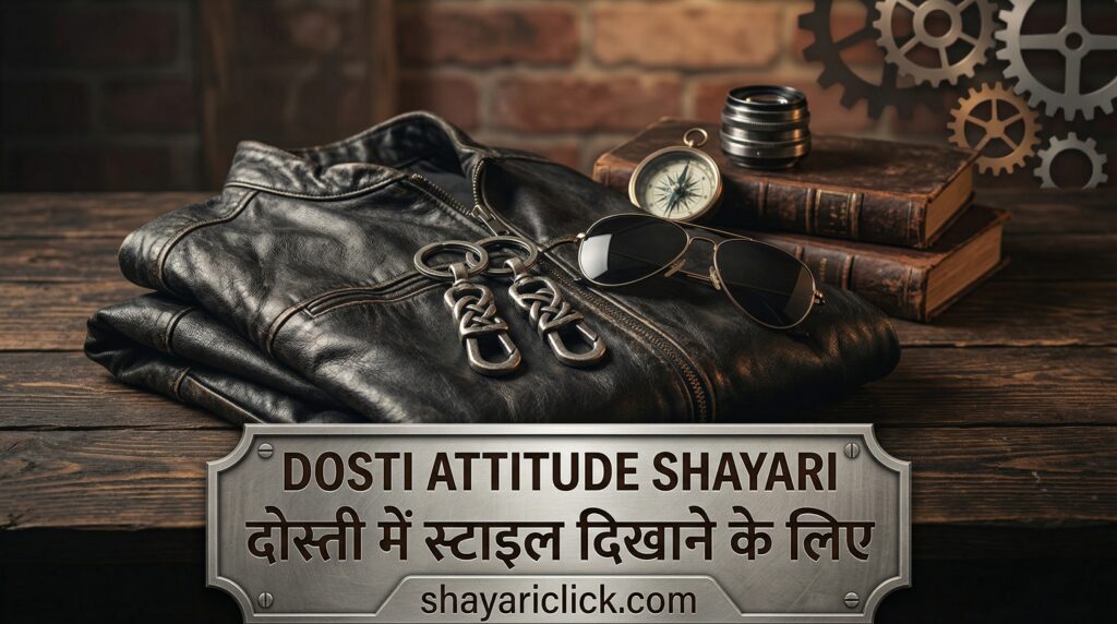 Dosti Attitude Shayari – दोस्ती में स्टाइल दिखाने के लिए