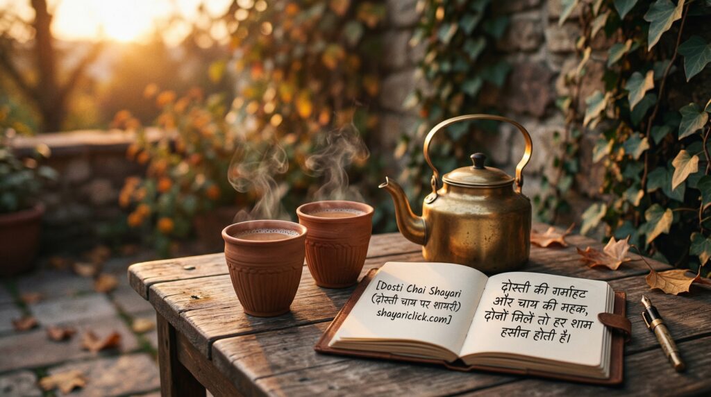 Dosti Chai Shayari (दोस्ती चाय पर शायरी)