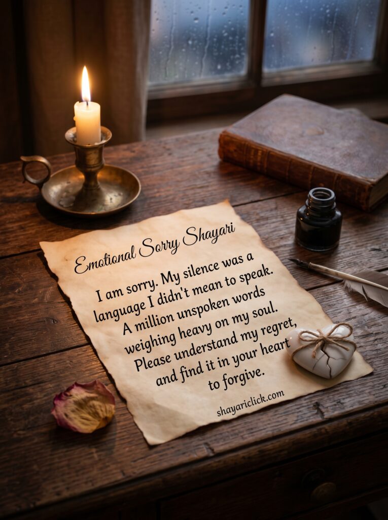 Emotional Sorry Shayari