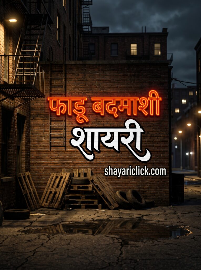 faadu badmashi shayari
