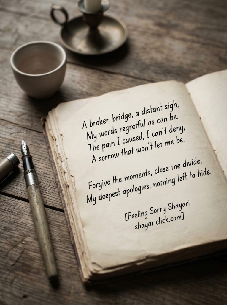 Feeling Sorry Shayari