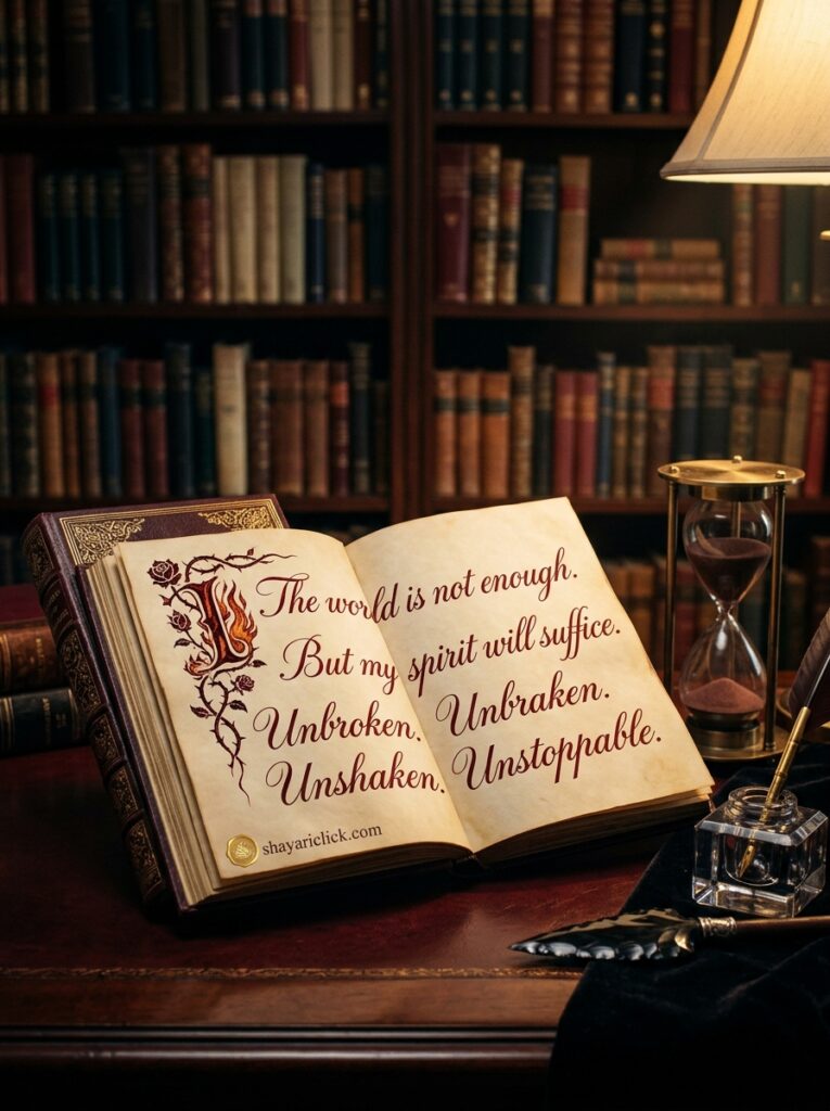 Female Attitude Shayari (Bold & Confident Girls)